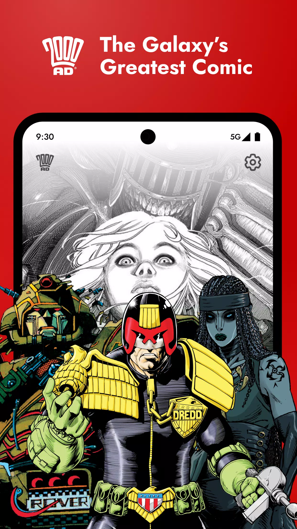 2000 AD Comics and Judge Dredd スクリーンショット 0