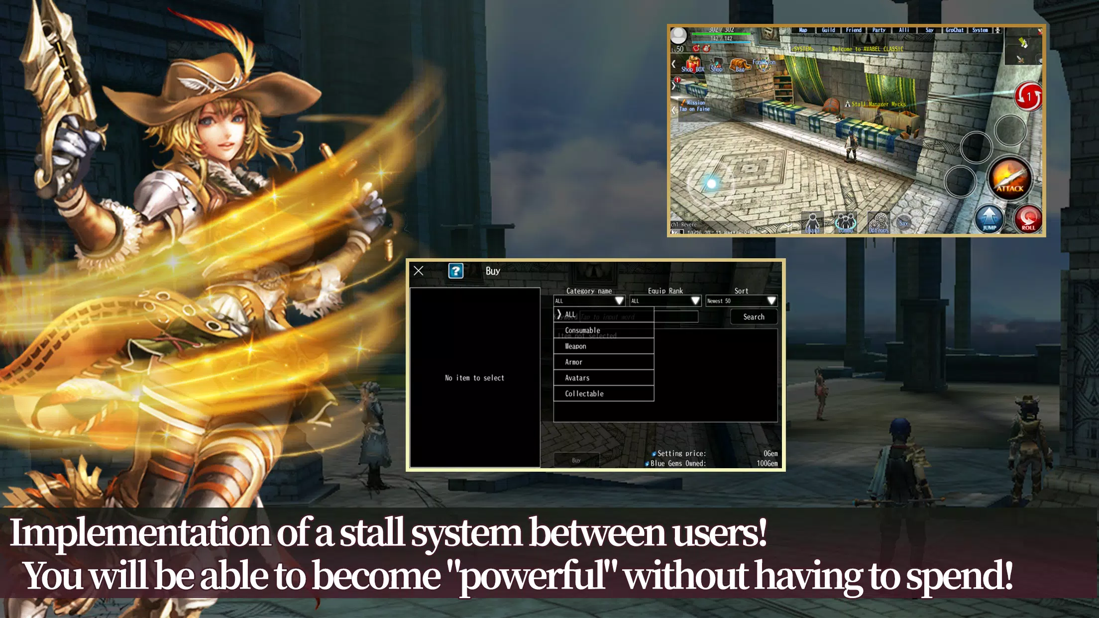 Release AVABEL CLASSIC MMORPG 螢幕截圖 3