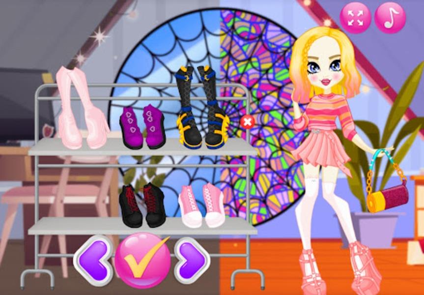 Wednesday Dress Up: Girl Games Schermafbeelding 1