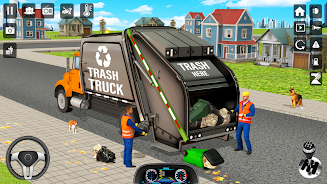 Trash Truck Games Simulator 3D Screenshot 3