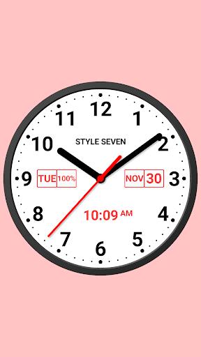 Light Analog Clock-7 Screenshot 2