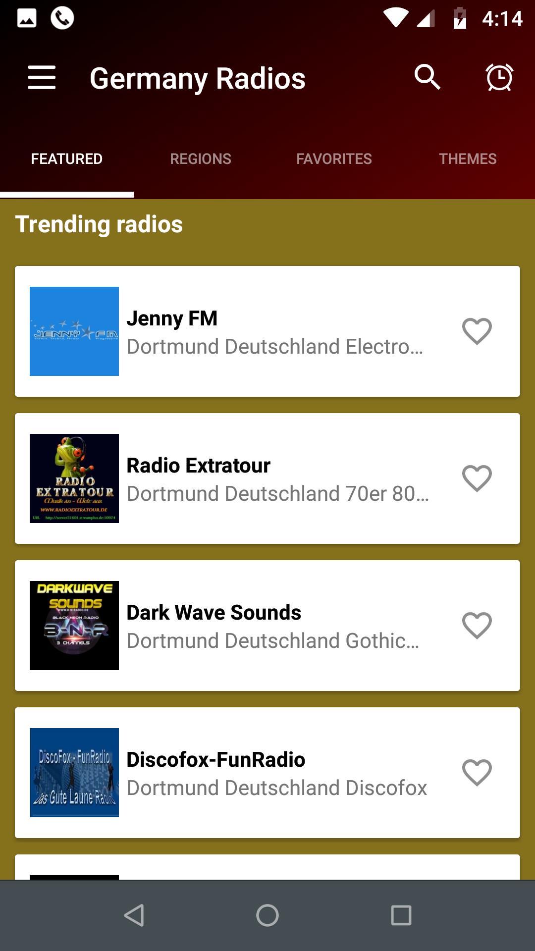 DE Radio App: German Stations 螢幕截圖 2