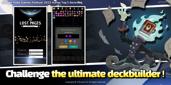 Lost Pages: Deck Roguelike ภาพหน้าจอ 2