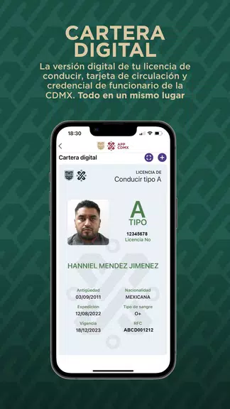 App CDMX Tangkapan skrin 2