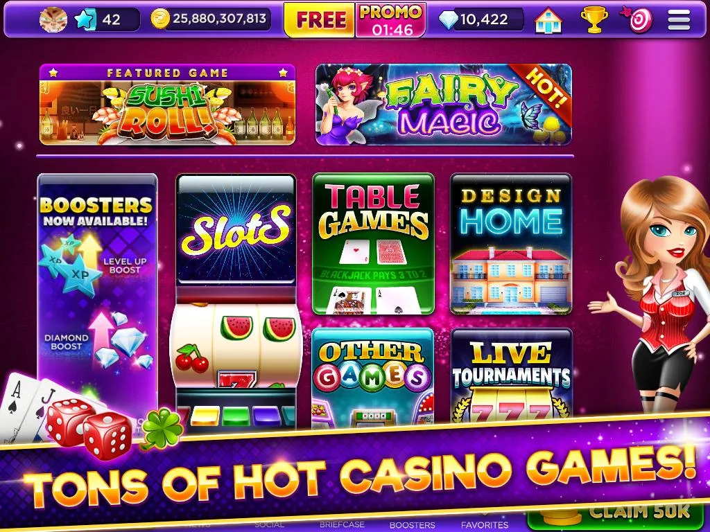 Glamour Casino - Home Designer Slots ဖန်သားပြင်ဓာတ်ပုံ 0