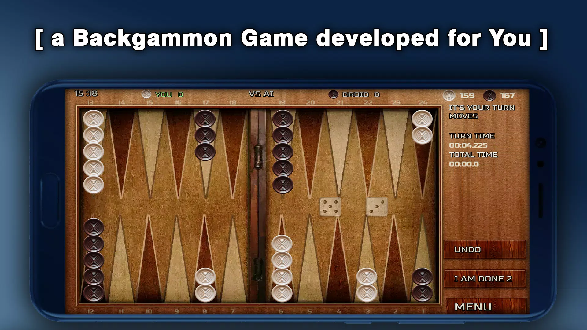 Backgammon - 18 Board Games Ekran Görüntüsü 0