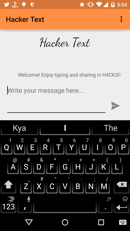 Hacker Text Generator Ekran Görüntüsü 1