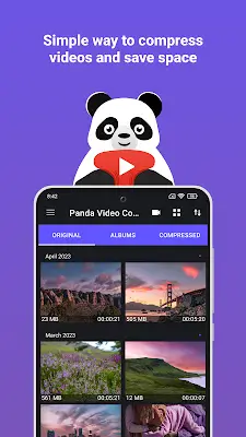 パンダ動画コンプレッサー：動画リサイザー | Panda スクリーンショット 0