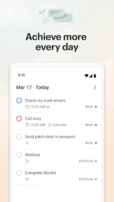 Todoist: To-do List & Planner ဖန်သားပြင်ဓာတ်ပုံ 1