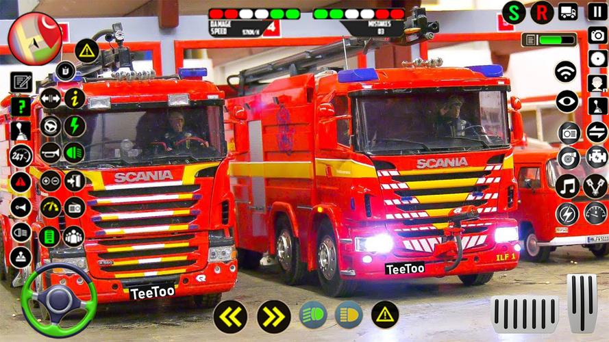 Police Ambulance Fire Truck スクリーンショット 1