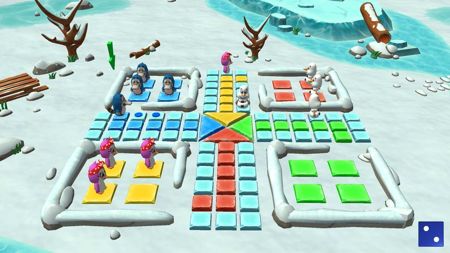 Ludo 3D Multiplayer Captura de tela 2