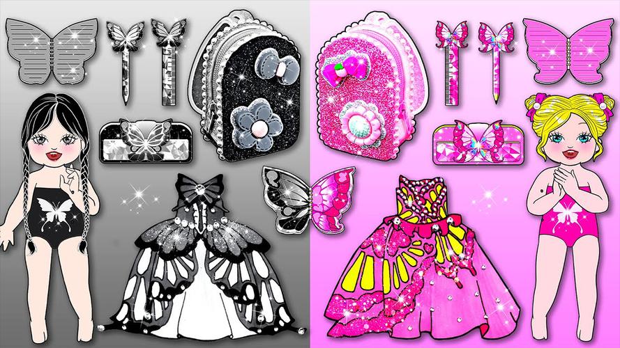 Paper Dolls Diary DIY Dress Up Screenshot 3