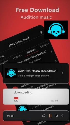 Mp3Skulls Mp3 Music Downloader Zrzut ekranu 1
