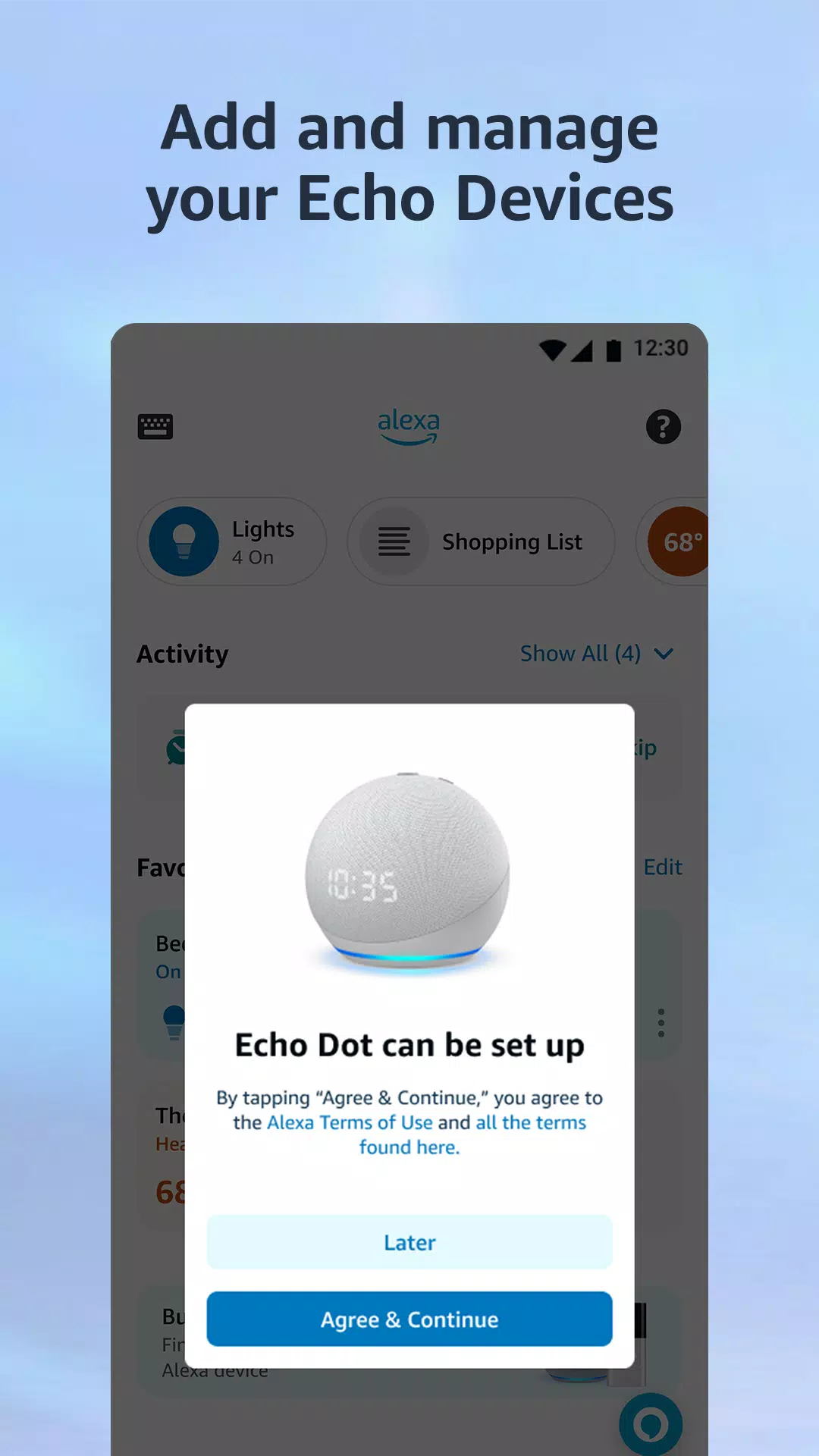 Amazon Alexa 螢幕截圖 1