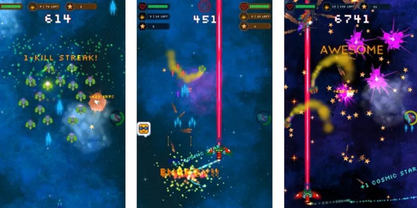 Wars of Wanon vous permet de tirer sur des extraterrestres et d'esquiver les balles à la manière de Galaga, disponible maintenant