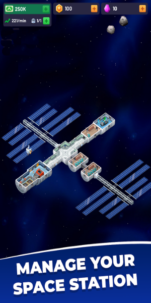 Idle Space Station-Tycoon Screenshot 0