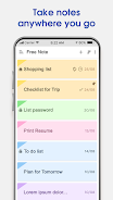 Notes - Color Notepad Captura de pantalla 0