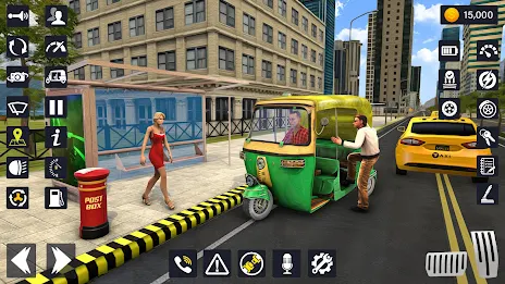 TukTuk Auto Rickshaw:City Taxi Screenshot 3