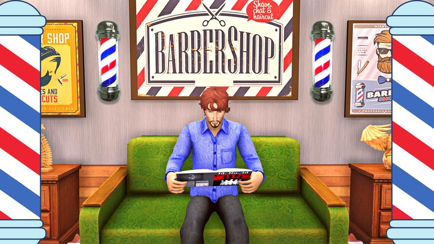 Real Barber Haircutting Shop Ảnh chụp màn hình 0