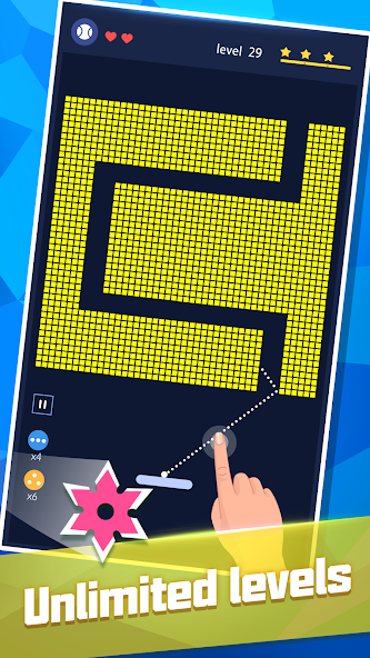 Break Bricks - Bricks Breaker Mod Ảnh chụp màn hình 1