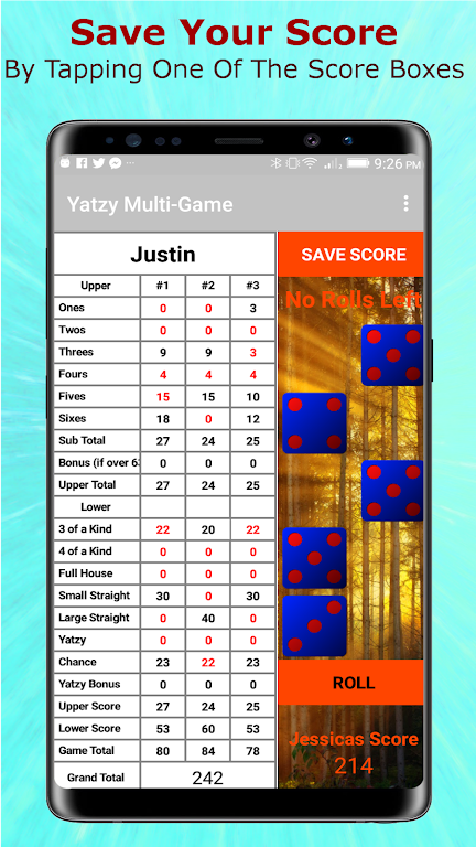 Yatzy Multi-Game Edition Screenshot 2