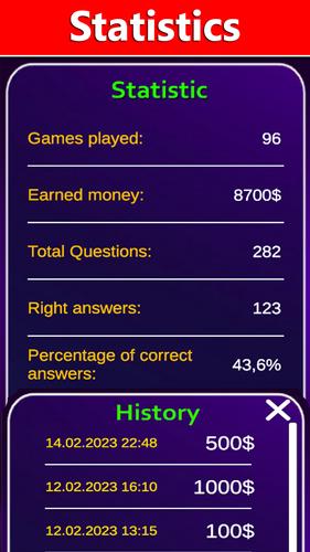 Millionaire - Quiz 2025 ဖန်သားပြင်ဓာတ်ပုံ 3