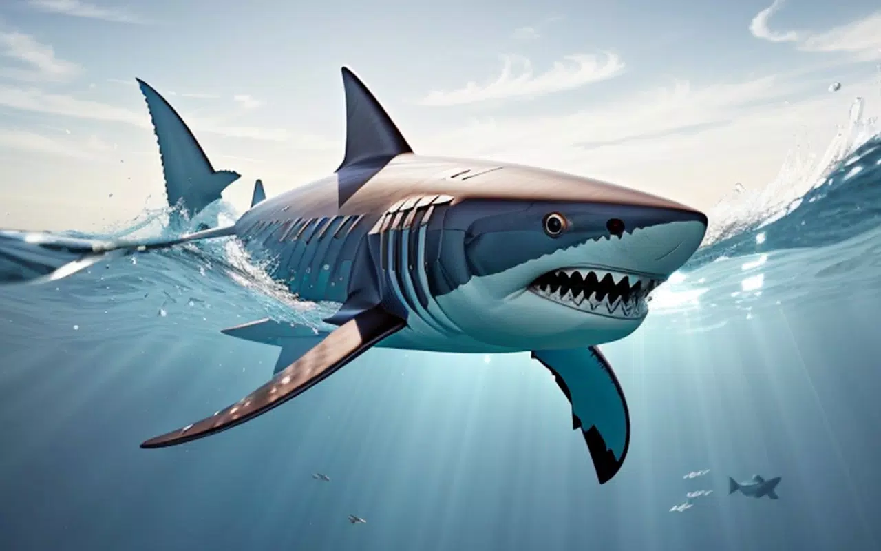 Angry Shark Attack Shark Game 螢幕截圖 0