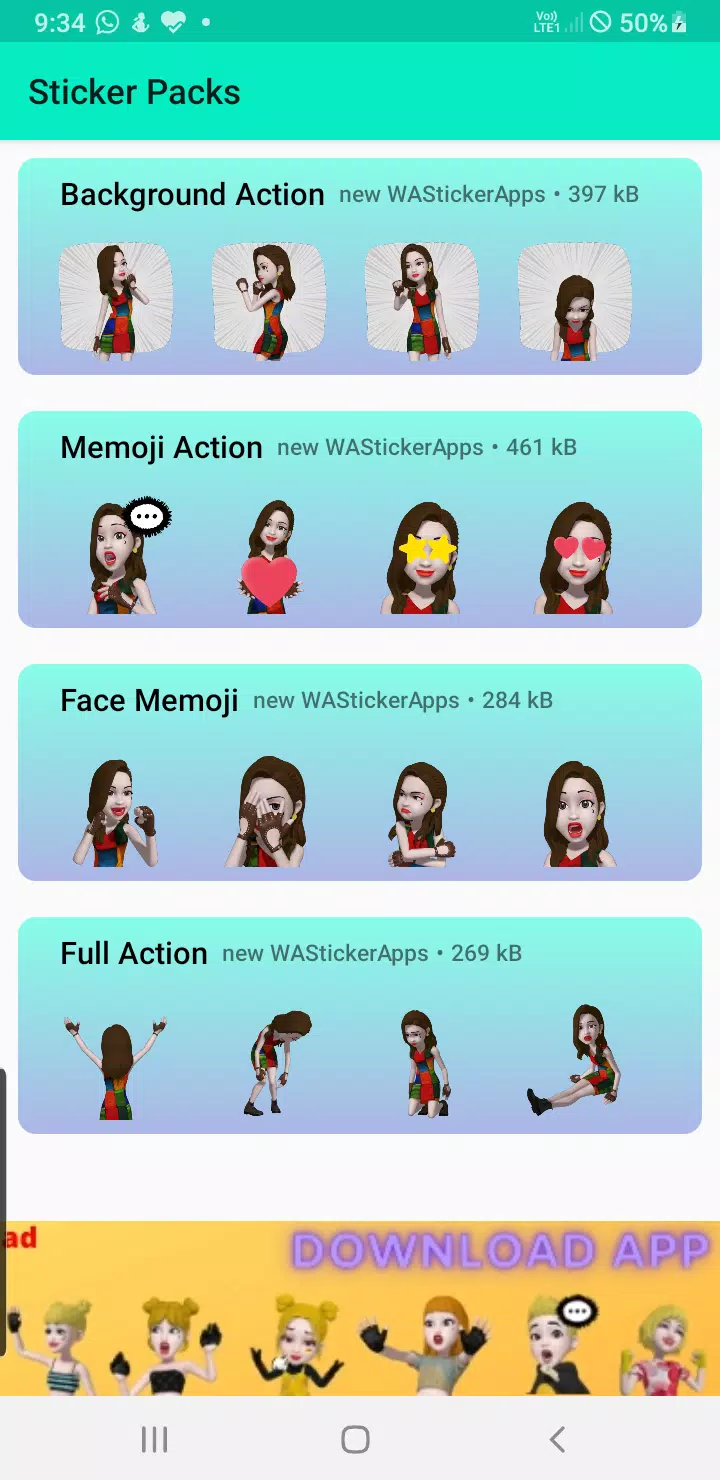 3d emoji stickers for whatsapp Screenshot 0