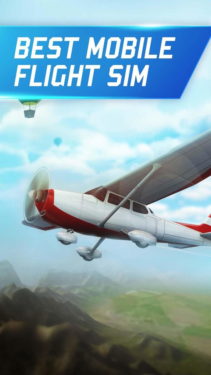 Flight Pilot:Simulator 3D ဖန်သားပြင်ဓာတ်ပုံ 1