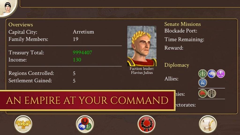 Feral Interactive fa cadere l'aggiornamento Imperium per Roma: Total War