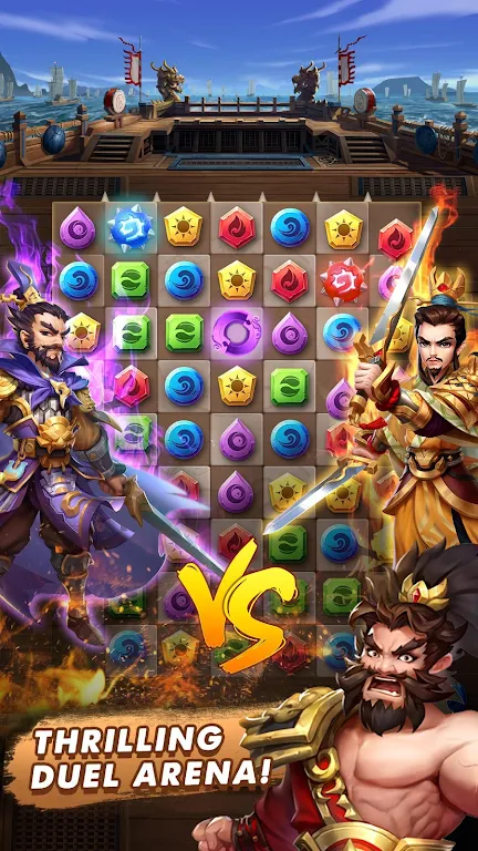 Three Kingdoms & Puzzles: Matc スクリーンショット 2