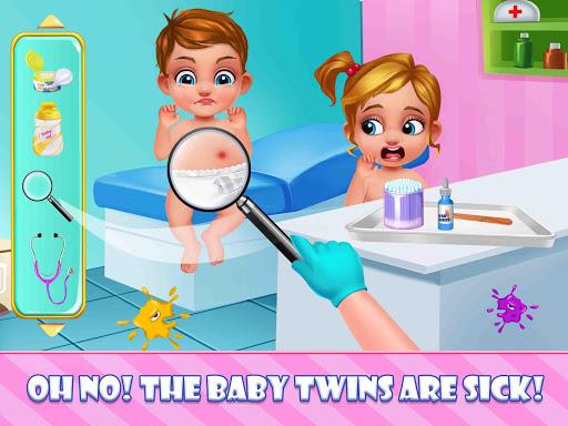 Newborn Sweet Baby Twins 2: Baby Care & Dress Up Скриншот 3