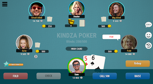 Kindza Poker Texas Holdem Скриншот 2