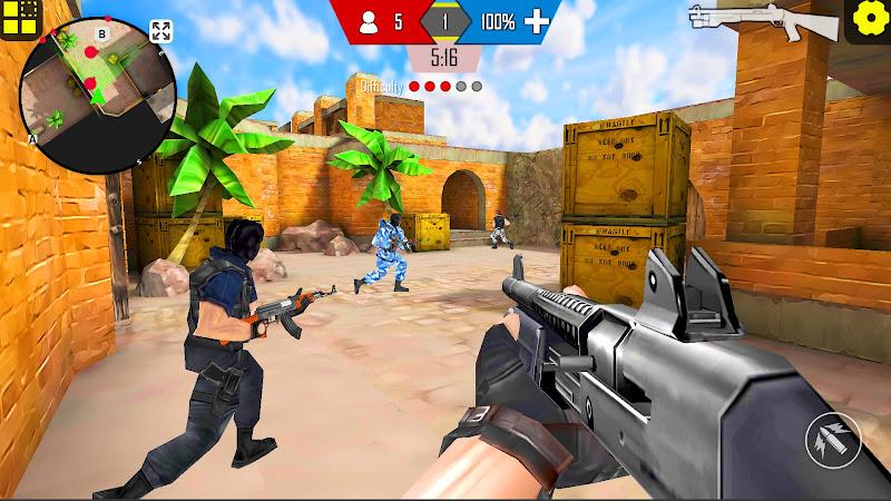 Gun Strike: FPS Attack Shooter Ảnh chụp màn hình 1