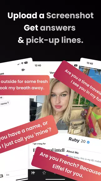 Rizzify - AI Dating Asisstant ဖန်သားပြင်ဓာတ်ပုံ 1