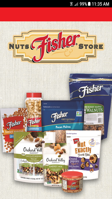 Fisher Nuts Store Zrzut ekranu 0