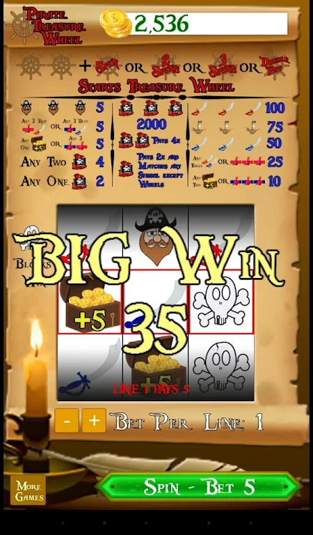 Pirate Treasure Wheel应用截图第2张