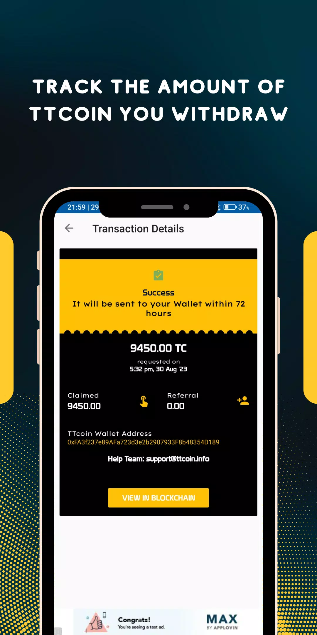 TTcoin Network - OLD ภาพหน้าจอ 3
