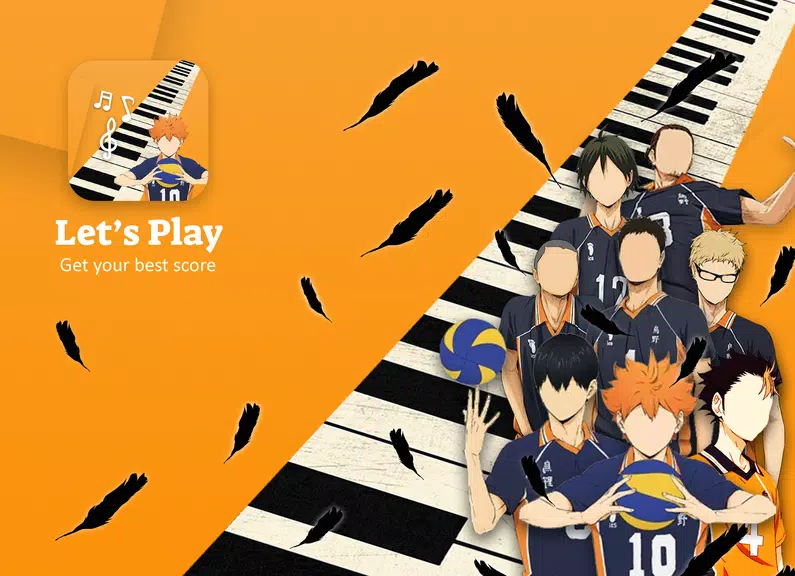 Game Haikyuu Piano Tiles स्क्रीनशॉट 0