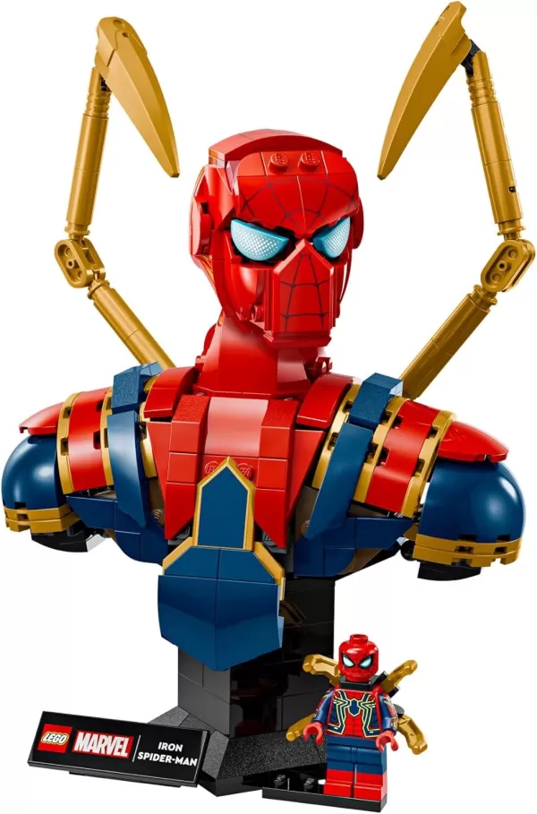 Lego Marvel Iron Spider-Man Bust