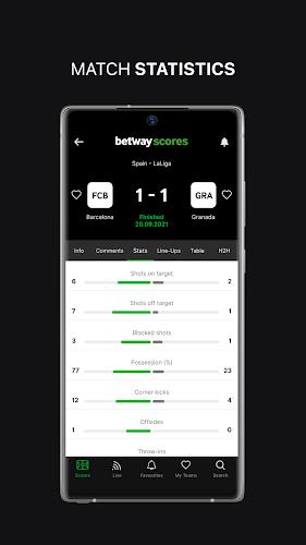 Betway Scores Captura de pantalla 3