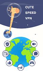 Cute Speed VPN Ekran Görüntüsü 0