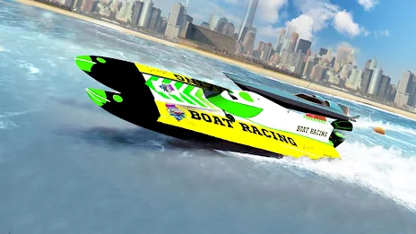 Ski Boat Racing: Jet Boat Game Скриншот 0