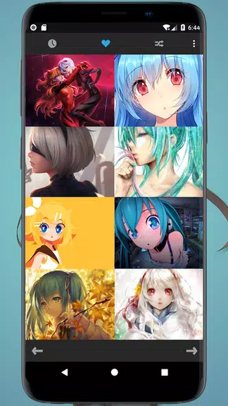 Beauty Anime Girls Wallpapers Captura de pantalla 2