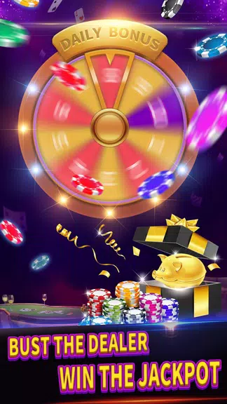 BlackJack 21 lite offline game Capture d'écran 2