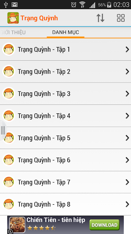 Trạng Quỳnh (trọn bộ) Schermafbeelding 0