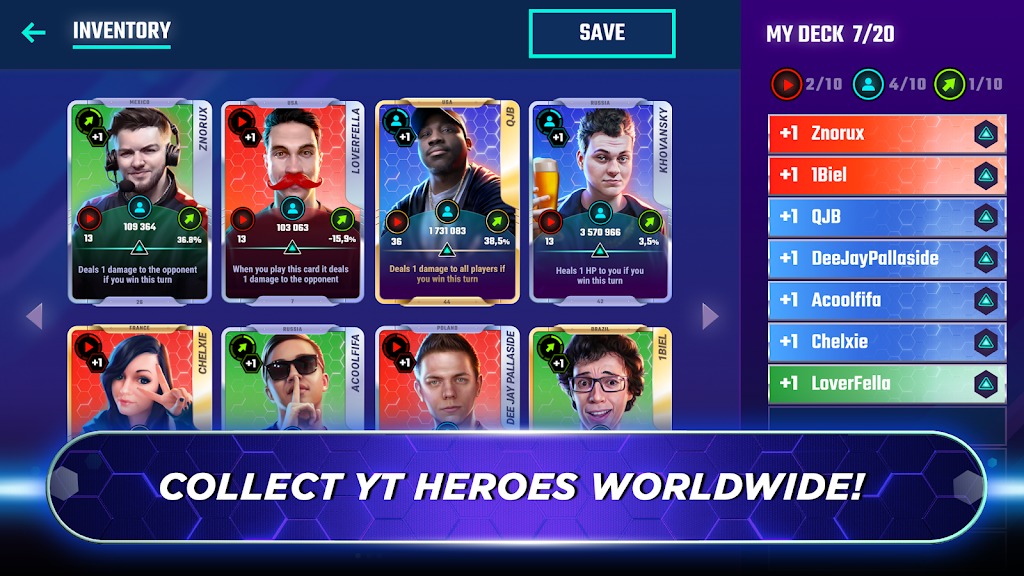 DHeroes: CCG (Trading Cards) 螢幕截圖 1