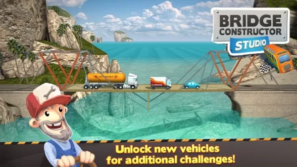 Bridge Constructor Studio llega a móviles con más de 70 puzzles