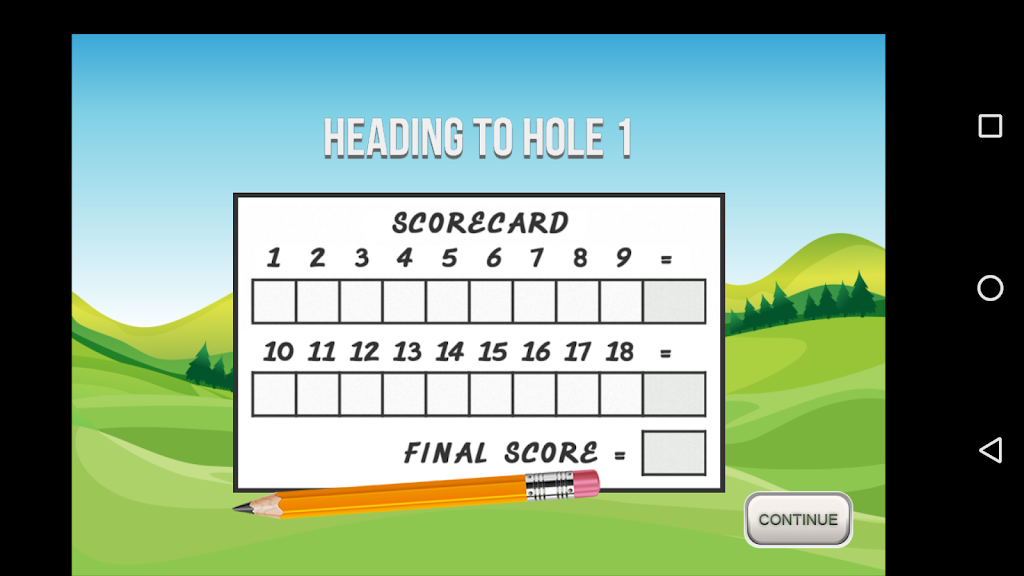 Golf Solitaire 18 Captura de tela 3