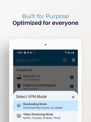 Liberty VPN Secure & Fast VPN Captura de tela 2